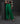 Pantalon cargo en satin vert – Rodier, vue 2