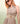 Ceinture large en cuir velours - Beige