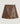 Leather skirt - Camel Brown