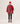 Manteau oversize en laine bouillie - Rouge