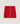 Jupe courte en laine bouillie - Rouge
