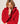 Manteau à capuche en laine bouillie - Rouge
