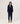 Sleeveless cashmere down jacket - Navy Blue