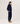 Sleeveless cashmere down jacket - Navy Blue
