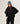 Sleeveless cashmere down jacket - Black