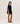 Cashmere poncho - Navy Blue