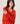 Oversized cashmere V-neck sweater - Orange