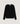 Cashmere Tunisian collar sweater - Black