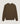 Sweter z okrągłym dekoltem z wełny merynosów - Bark Brown