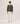 Merino wool V-neck sweater - Bark Brown
