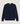 Dwuwarstwowy sweter z kaszmiru z okrągłym dekoltem - Midnight Blue