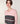 Pull col V rayé en laine mérinos - Rose Perle