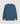 Sweter z wysokim dekoltem z wełny merynosów - Denim Blue