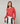 Pull col rond en laine mérinos - Orange Corail