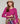 Pull col rond en laine mérinos - Fuchsia