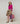 Pull col rond en laine mérinos - Fuchsia