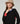 Pull col rond tricolore en laine mérinos - Noir