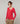 Pull encolure asymétrique en laine mérinos - Framboise