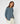 Komplet wełniany z okrągłym dekoltem - Niebieski Szary