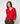 Merino wool V-neck sweater - Red
