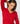 Merino wool V-neck sweater - Red