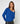 Merino wool V-neck sweater - Azure Blue