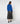 Merino wool V-neck sweater - Azure Blue