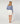 Short knitted skirt - White Ecru