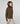 Kaszmirowy sweter z golfem - Khaki